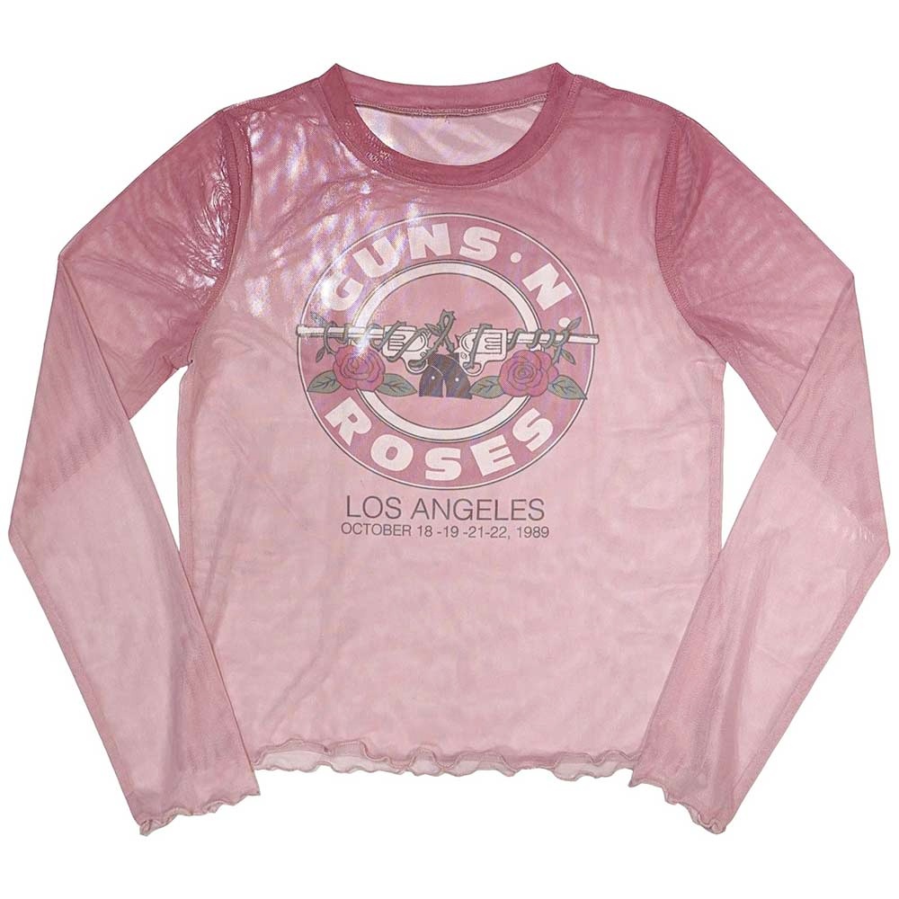 Guns N' Roses - Bullet Seal Lange ärmel top - Rosa
